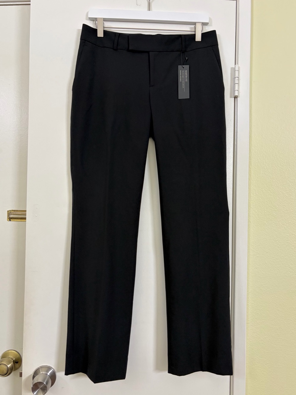 NWT Banana Republic Martin Fit Wool Straight Leg Classic Trouser Pants Size 4
